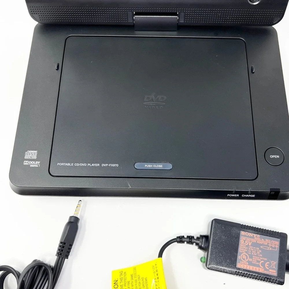 SONY DVP-FX970‎ Portable DVD Player 180-Degree Swivel Flip Screen 9